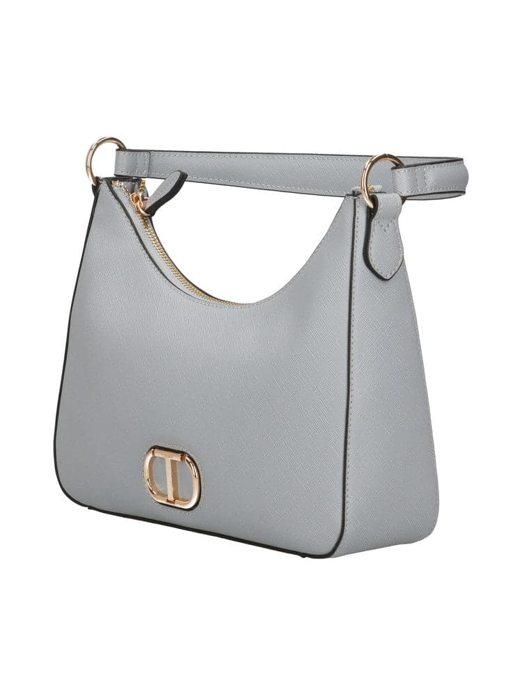 TWINSET Borsa hobo 241TB7125 in saffiano azzurro carta da zucchero in Borse a spalla Calzature Durello - Agna, commercioVirtuoso.it