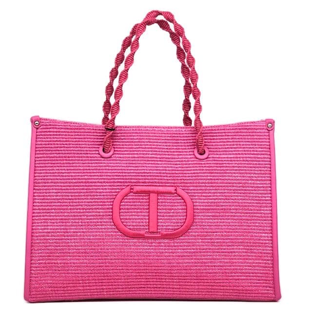 TWINSET Borsa Shopping Rosa Shock - 4