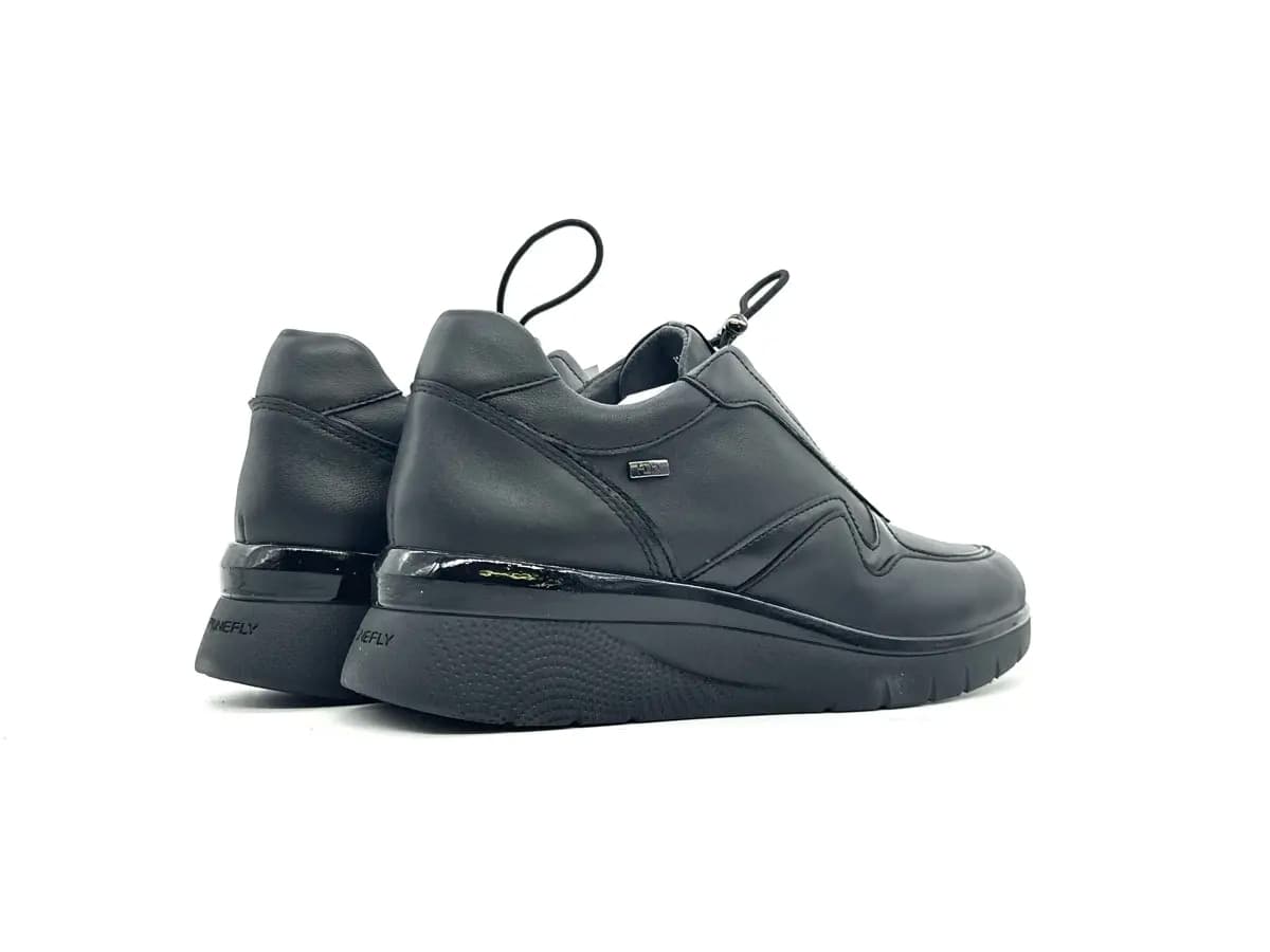 Stonefly sneaker donna pelle nera comfort suola ammortizzata casual in Sneaker casual Calzature Durello - Agna, commercioVirtuoso.it