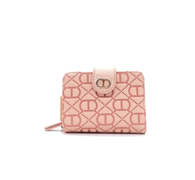 TWINSET Portafogli medio rosa loggato 231TB711H - 2