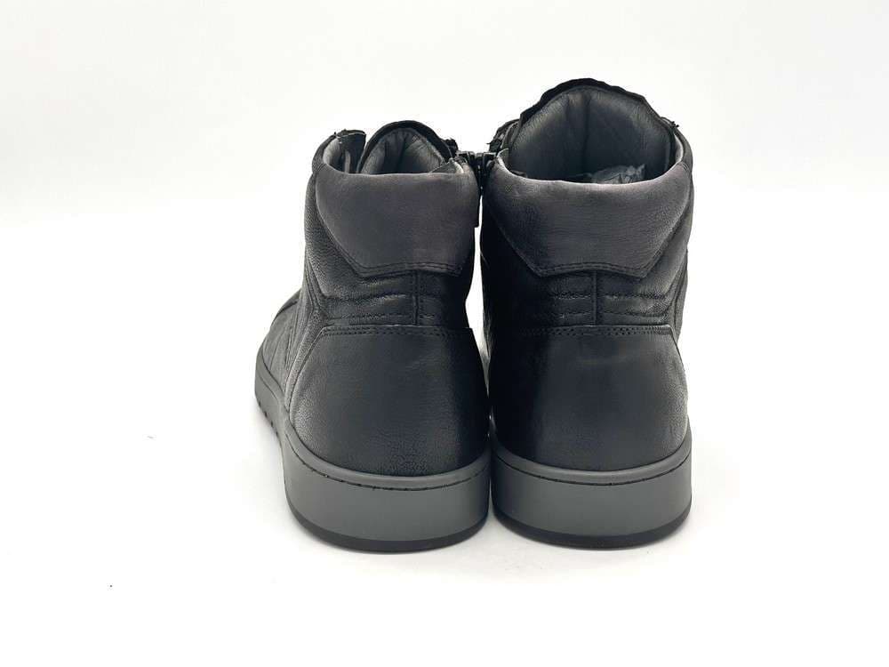 NERO GIARDINI Sneakers alta uomo in Pelle colore nero in Sneaker casual Calzature Durello - Agna, commercioVirtuoso.it
