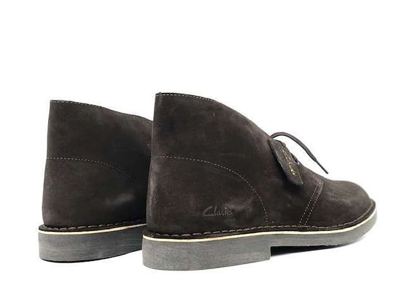 Clarks Desert Boot uomo in pelle scamosciata marrone scuro - 5