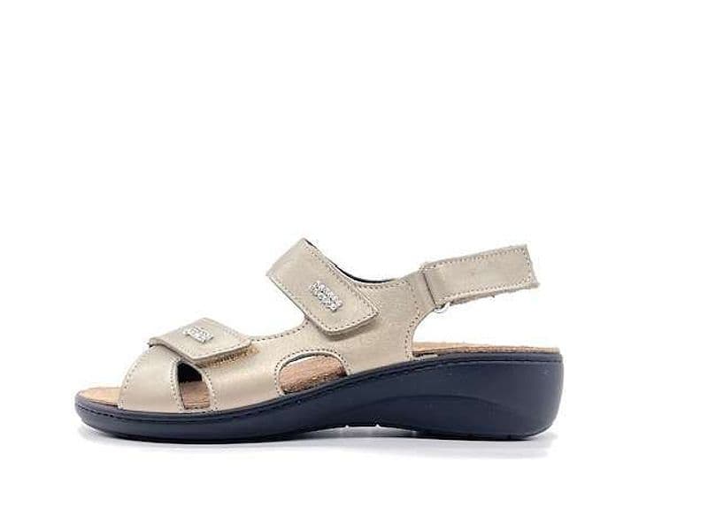 GRUNLAND Sandali Donna Esta Platino in Infradito e ciabatte da spiaggia Calzature Durello - Agna, commercioVirtuoso.it