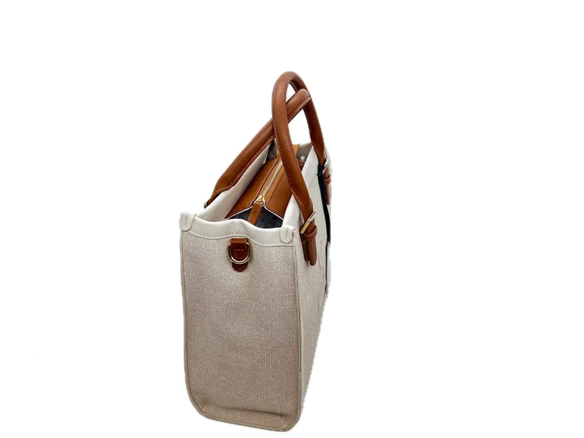 L'ATELIER DU SAC Borsa a mano donna RIVE GAUCHE BLANCHE Beige in Borse a mano Calzature Durello - Agna, commercioVirtuoso.it