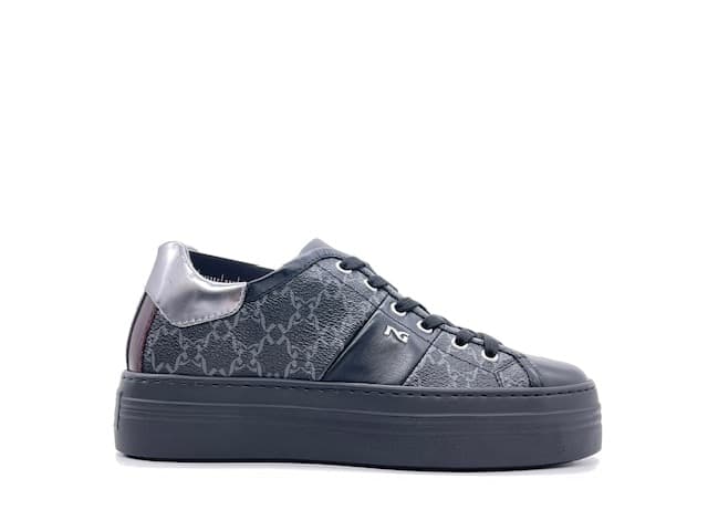 NERO GIARDINI Sneakers Donna Guanto Nero in Sneaker casual Calzature Durello - Agna, commercioVirtuoso.it