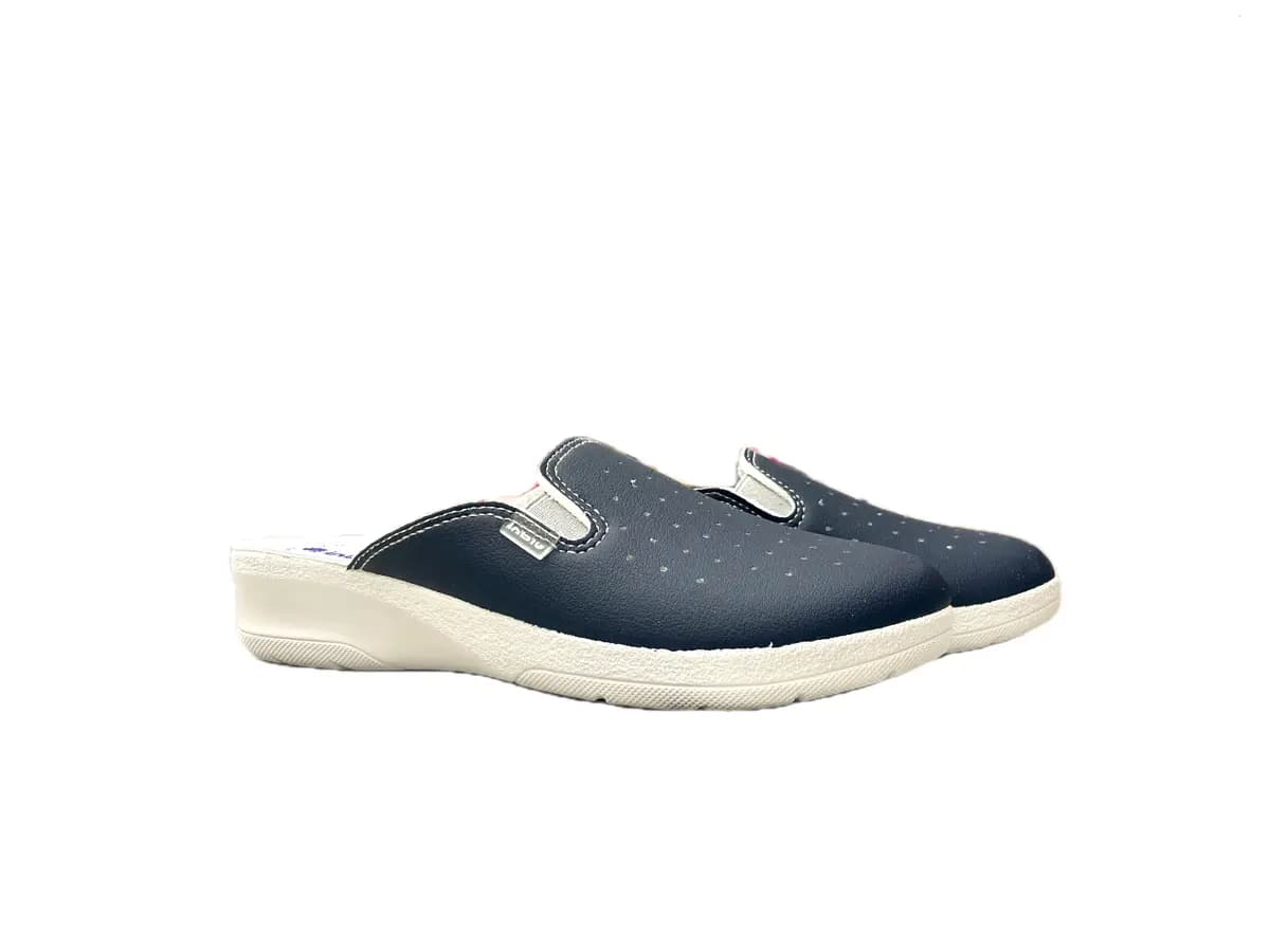 INBLU Ciabatta chiusa con elastici donna blu - 6