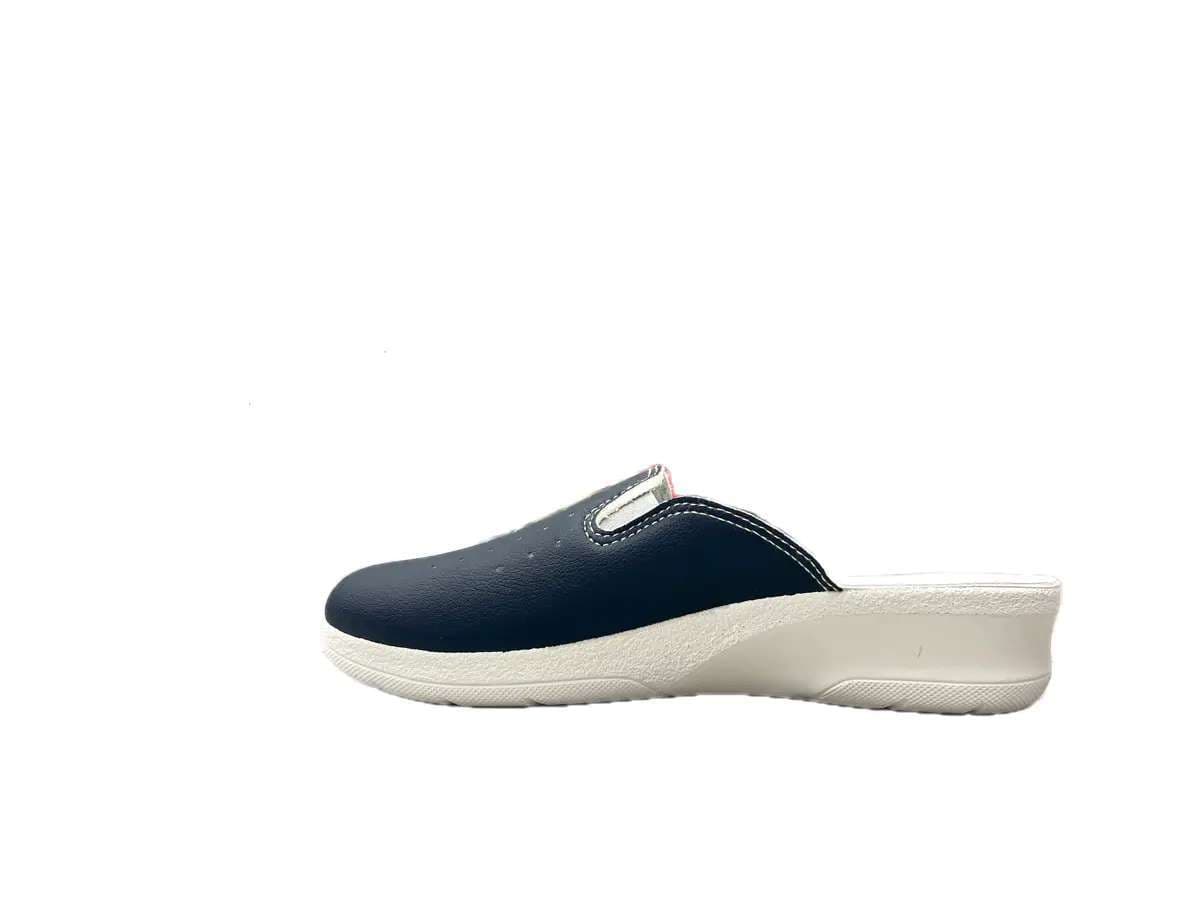 INBLU Ciabatta chiusa con elastici donna blu in Pantofole Calzature Durello - Agna, commercioVirtuoso.it