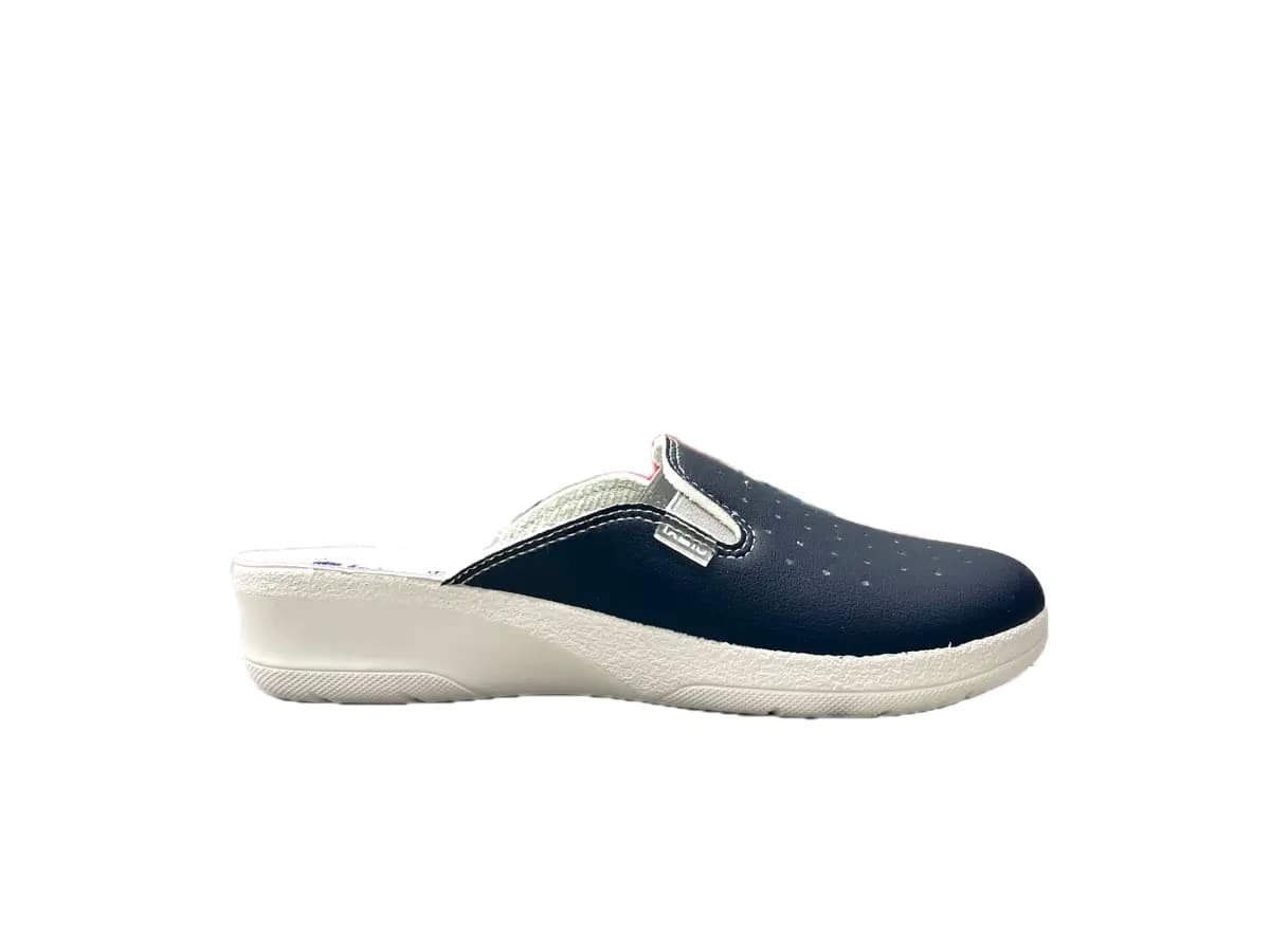 INBLU Ciabatta chiusa con elastici donna blu in Pantofole Calzature Durello - Agna, commercioVirtuoso.it
