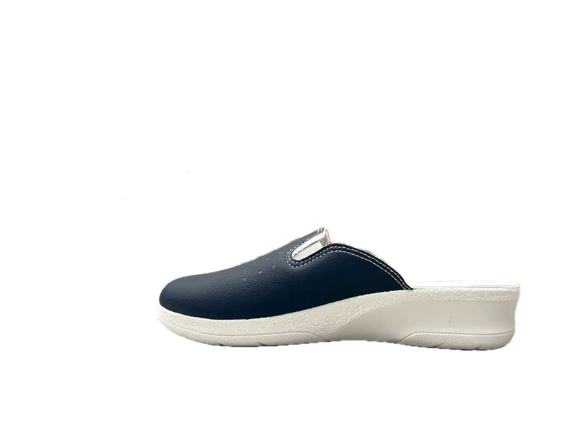 INBLU Ciabatta chiusa con elastici donna blu in Pantofole Calzature Durello - Agna, commercioVirtuoso.it