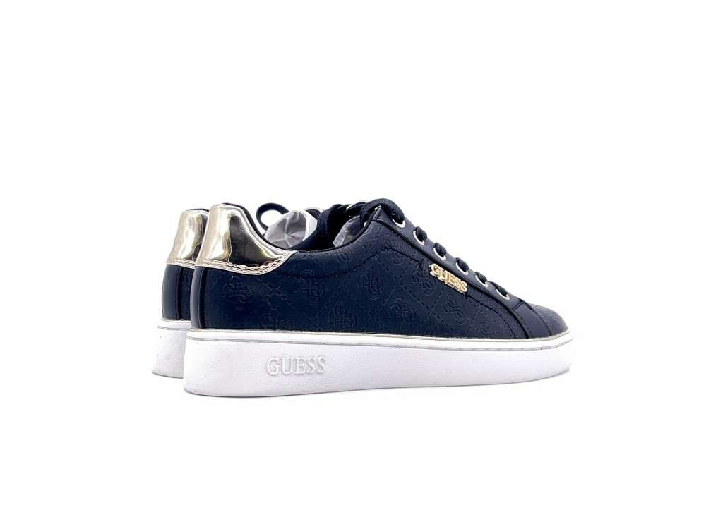 GUESS Sneakers Donna Nero Gold in Sneaker casual Calzature Durello - Agna, commercioVirtuoso.it