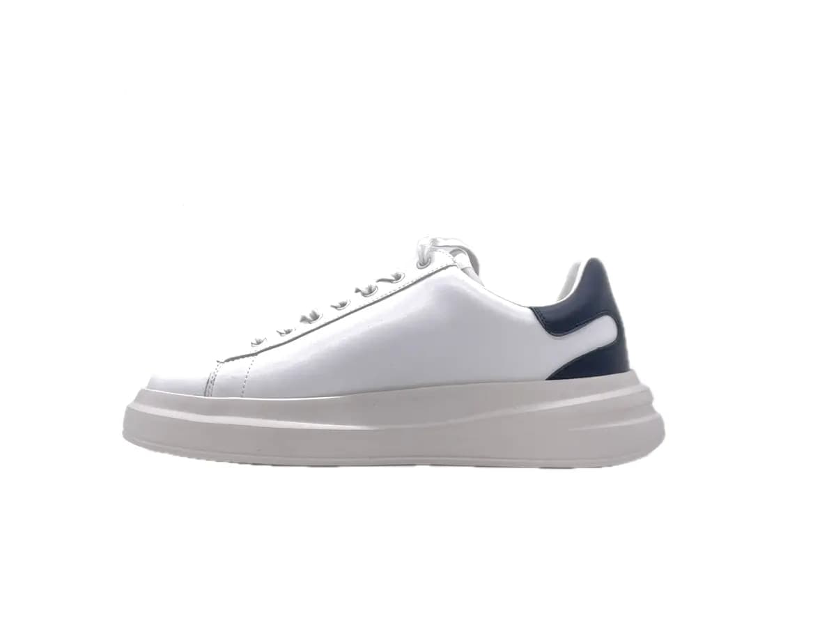 GUESS Sneakers Uomo White Black in Sneaker casual Calzature Durello - Agna, commercioVirtuoso.it