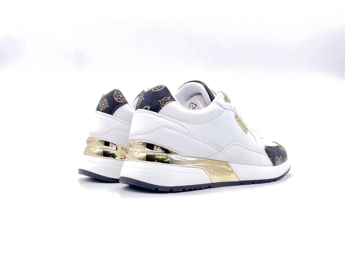 GUESS Sneakers donna FL5MOXFAL12 Bianco in Sneaker casual Calzature Durello - Agna, commercioVirtuoso.it