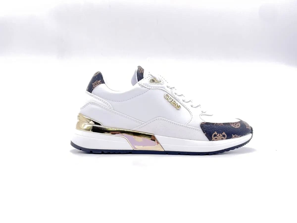 GUESS Sneakers donna FL5MOXFAL12 Bianco in Sneaker casual Calzature Durello - Agna, commercioVirtuoso.it