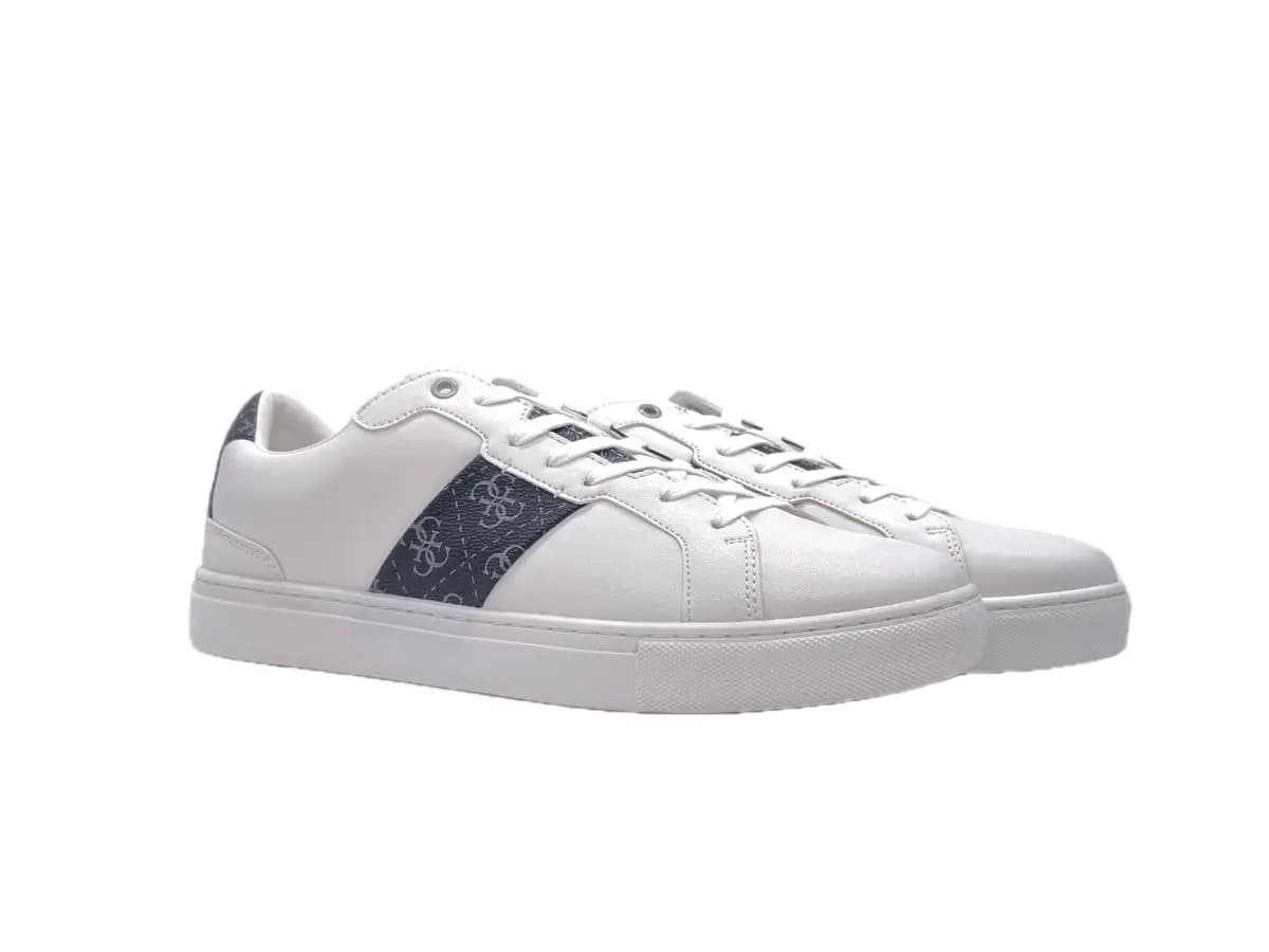 GUESS Sneakers Uomo Bianca con fascia Monogram - 6