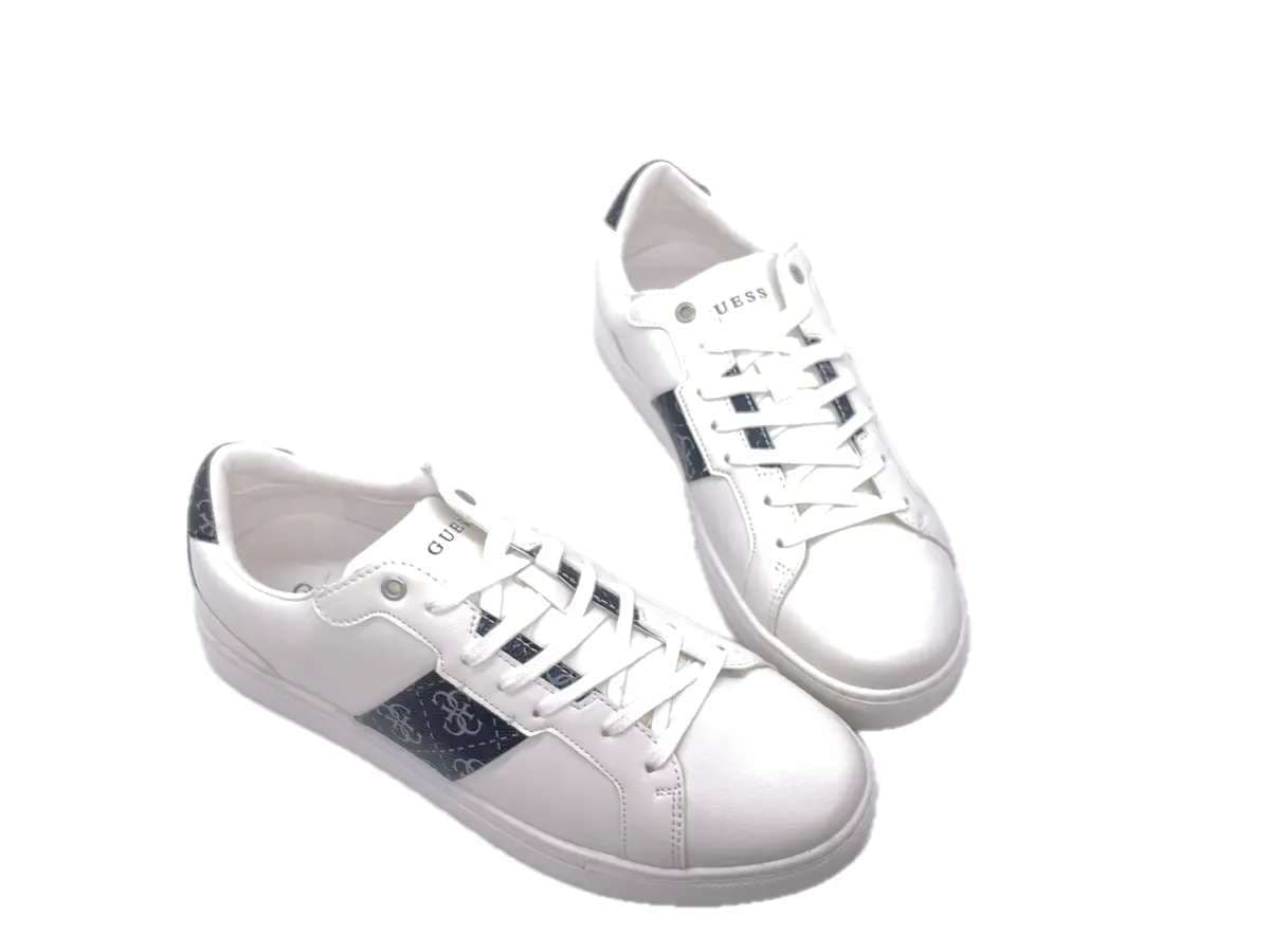 GUESS Sneakers Uomo Bianca con fascia Monogram in Sneaker casual Calzature Durello - Agna, commercioVirtuoso.it