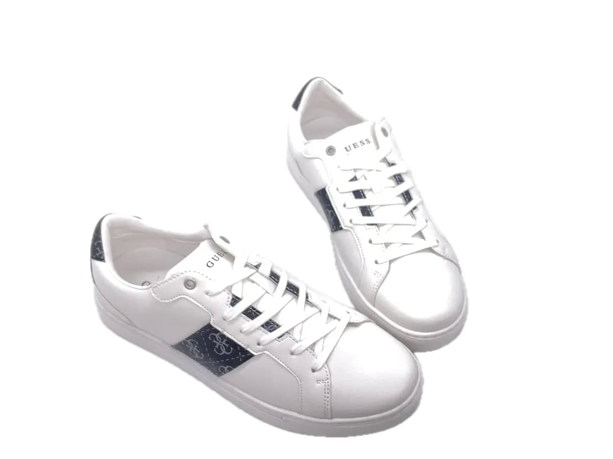 GUESS Sneakers Uomo Bianca con fascia Monogram in Sneaker casual Calzature Durello - Agna, commercioVirtuoso.it