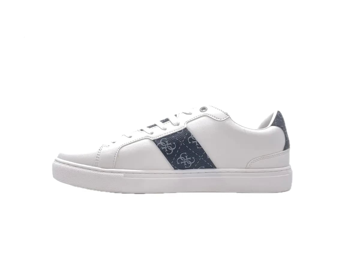 GUESS Sneakers Uomo Bianca con fascia Monogram in Sneaker casual Calzature Durello - Agna, commercioVirtuoso.it