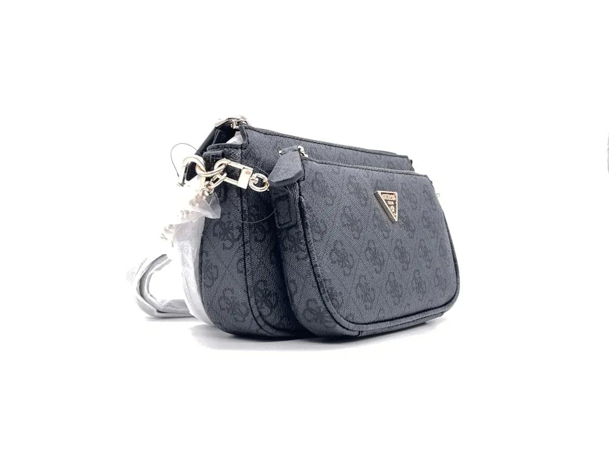 Guess borsa donna a tracolla doppia pochette nera in Borse a tracolla Calzature Durello - Agna, commercioVirtuoso.it