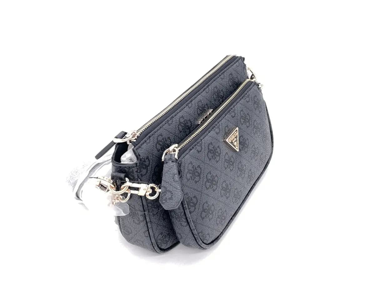 Guess borsa donna a tracolla doppia pochette nera in Borse a tracolla Calzature Durello - Agna, commercioVirtuoso.it