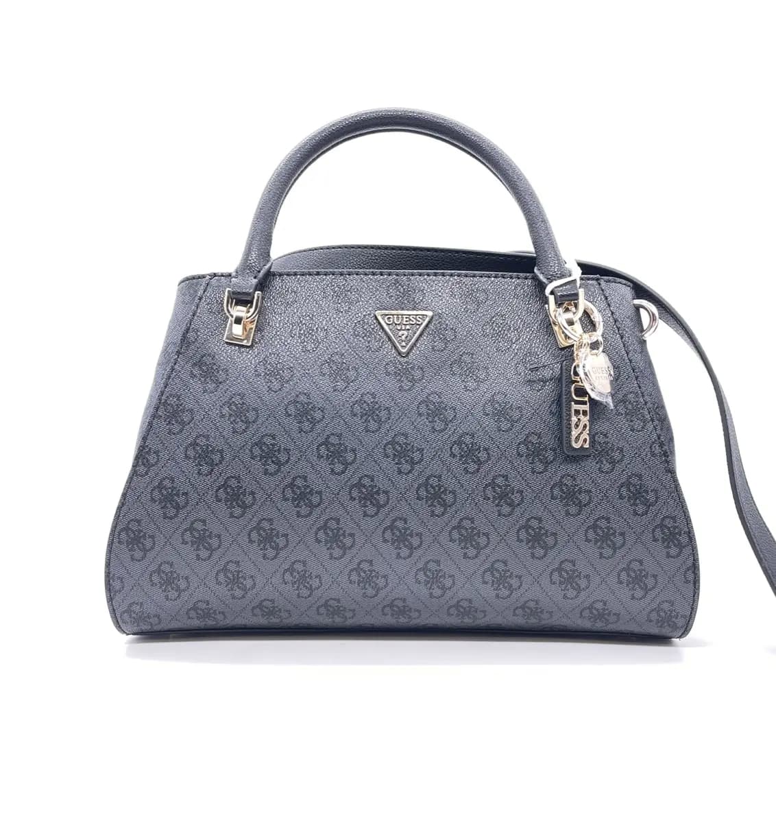 GUESS Borsa donna a mano NOELLE II Coal Logo - 5