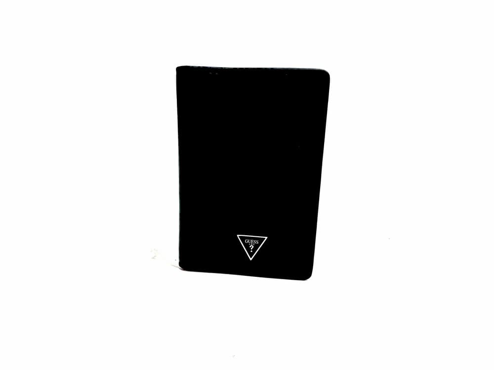 GUESS Portacarte uomo liscio nero - 3