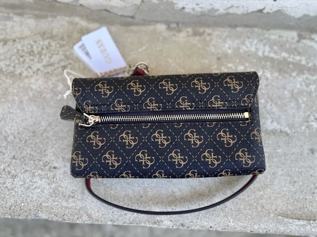 GUESS Borsa Pochette Portafogli Noelle Mini Brown in Borse a spalla Calzature Durello - Agna, commercioVirtuoso.it
