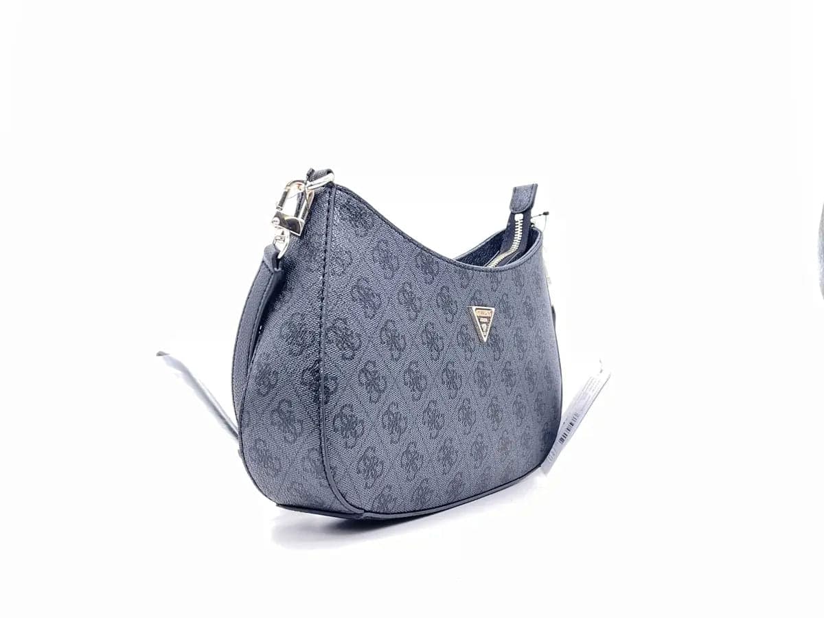 GUESS Borsa mezzaluna a spalla donna NOELLE II Coal Logo in Borse a spalla Calzature Durello - Agna, commercioVirtuoso.it