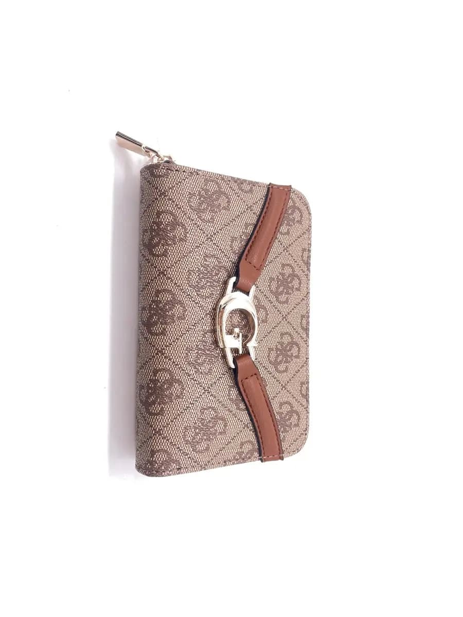 GUESS Portafoglio Donna Dea Latte Logo - 4