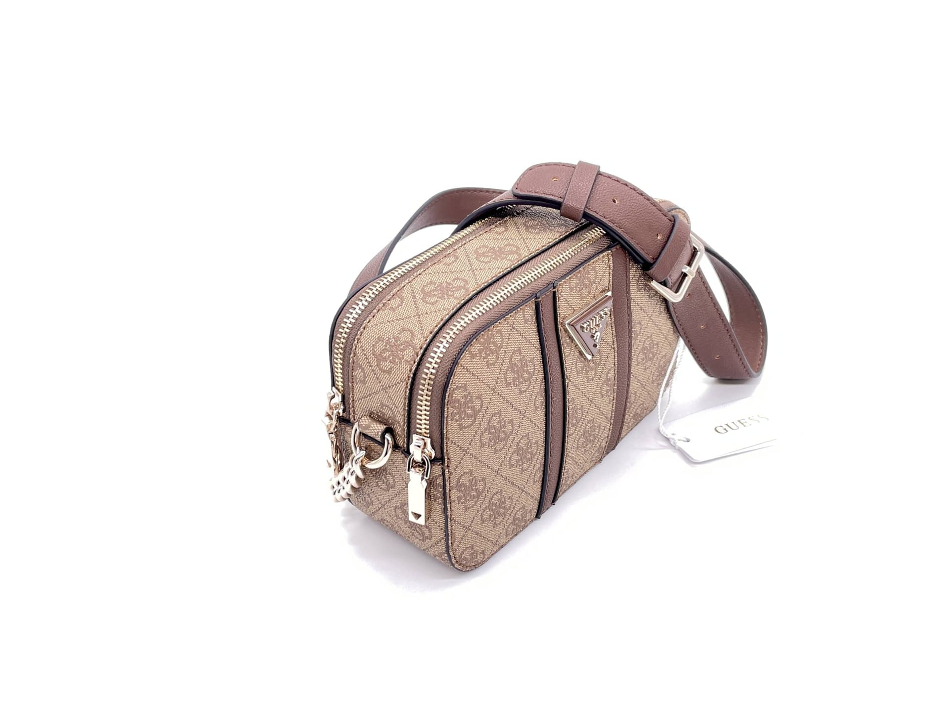 GUESS Borsa Mattoncino Noreen Latte Logo in Borse a tracolla Calzature Durello - Agna, commercioVirtuoso.it