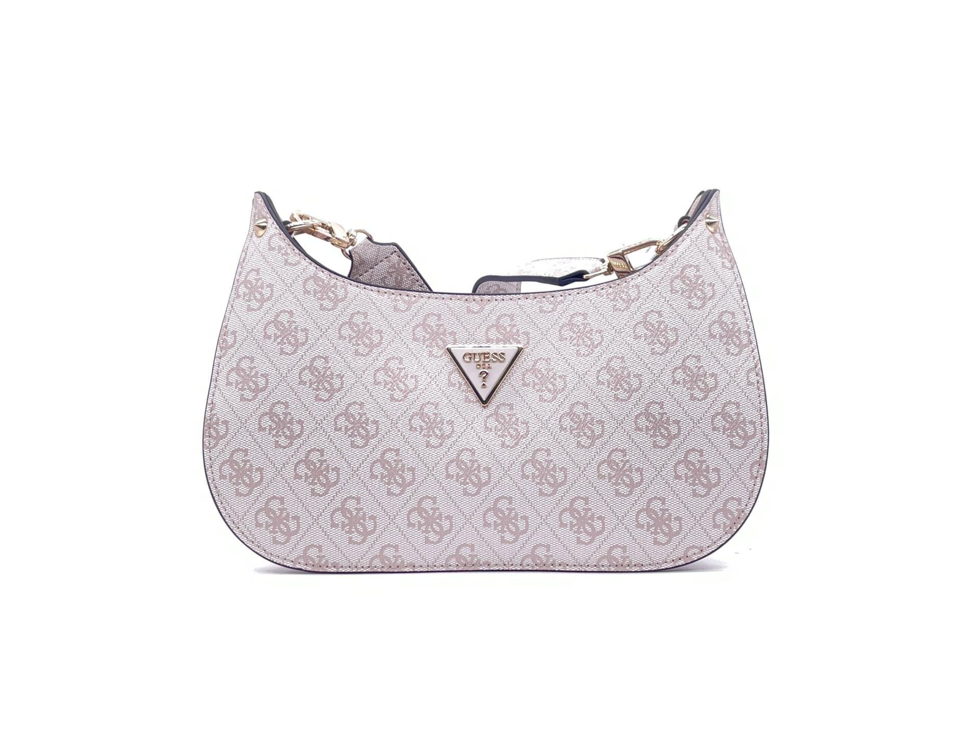 GUESS Borsa Meridian Mini Rosa Antico Loggata - 5