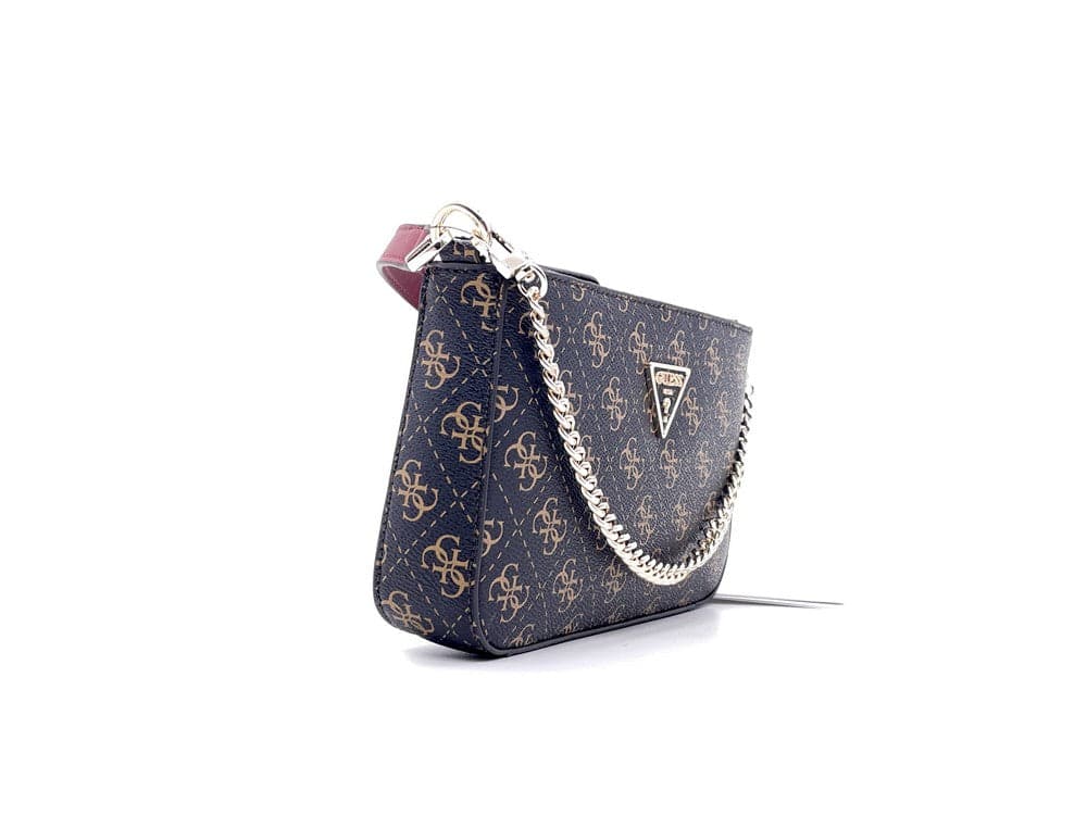 GUESS Borsa Noelle Mini Brown in Borse a tracolla Calzature Durello - Agna, commercioVirtuoso.it