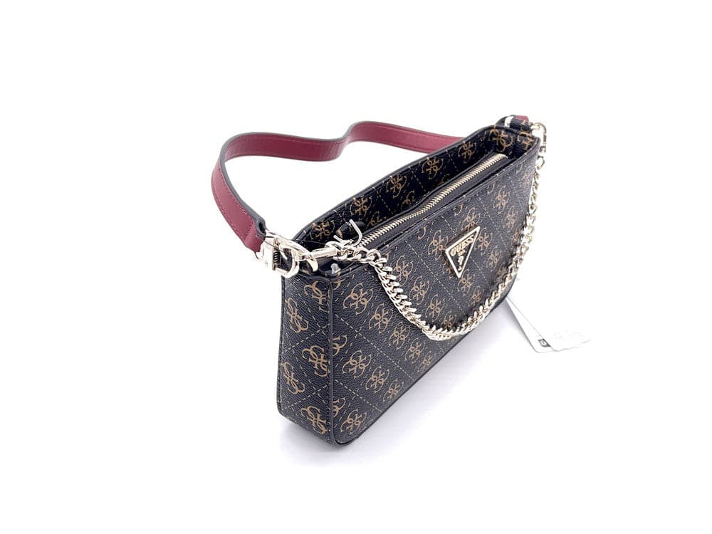 GUESS Borsa Noelle Mini Brown in Borse a tracolla Calzature Durello - Agna, commercioVirtuoso.it