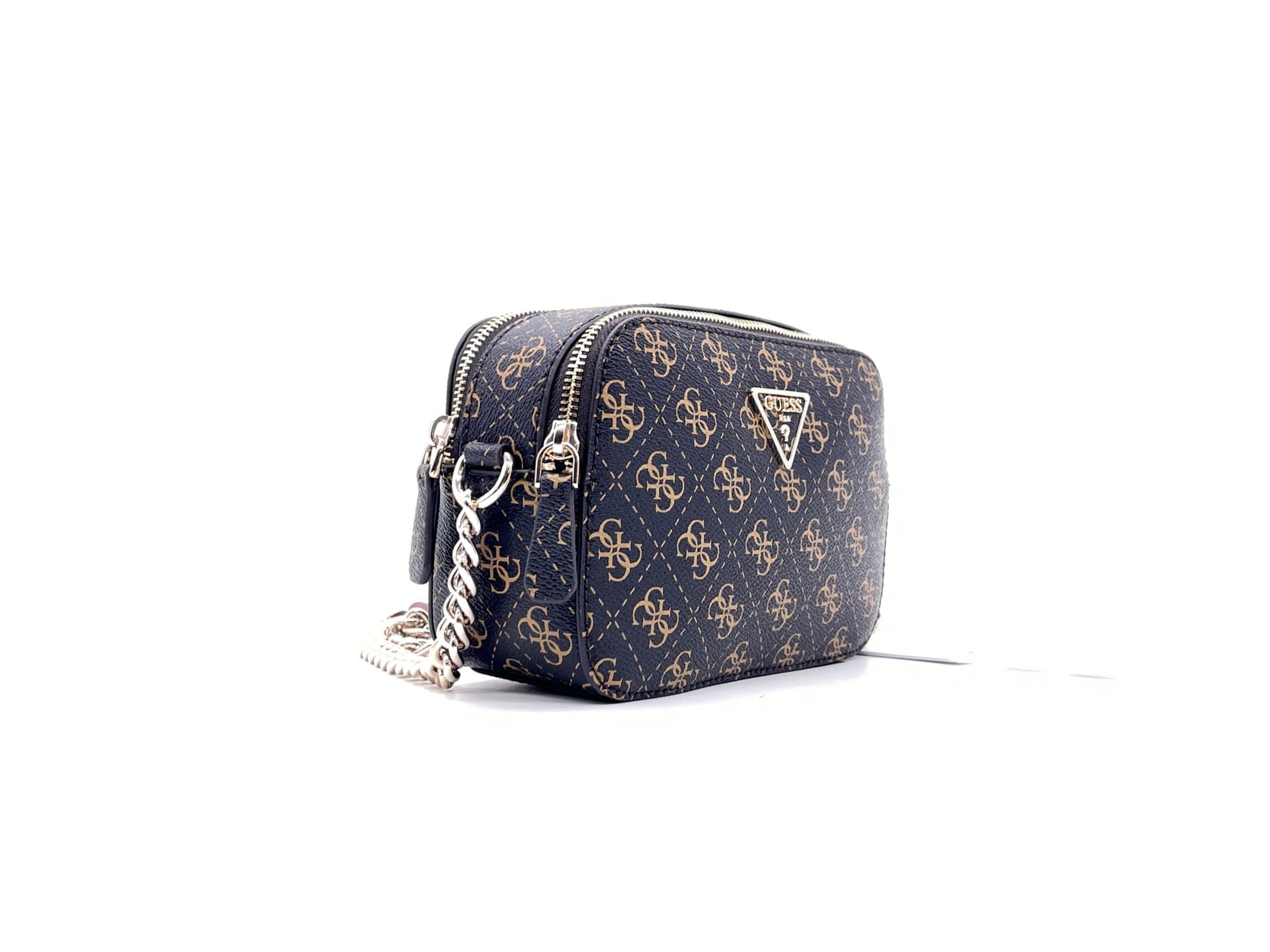 GUESS Borsa Mattoncino Noelle Brown Logo in Borse a tracolla Calzature Durello - Agna, commercioVirtuoso.it