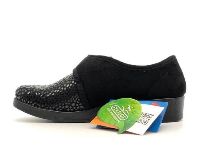 FLY FLOT Pantofola donna Agnosine Nero in Pantofole Calzature Durello - Agna, commercioVirtuoso.it