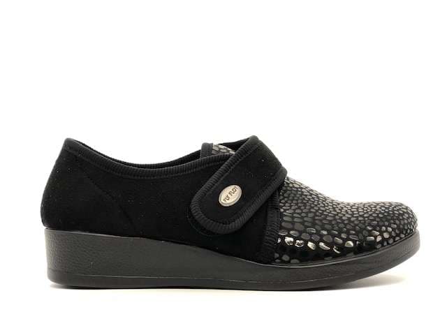 FLY FLOT Pantofola donna Agnosine Nero in Pantofole Calzature Durello - Agna, commercioVirtuoso.it