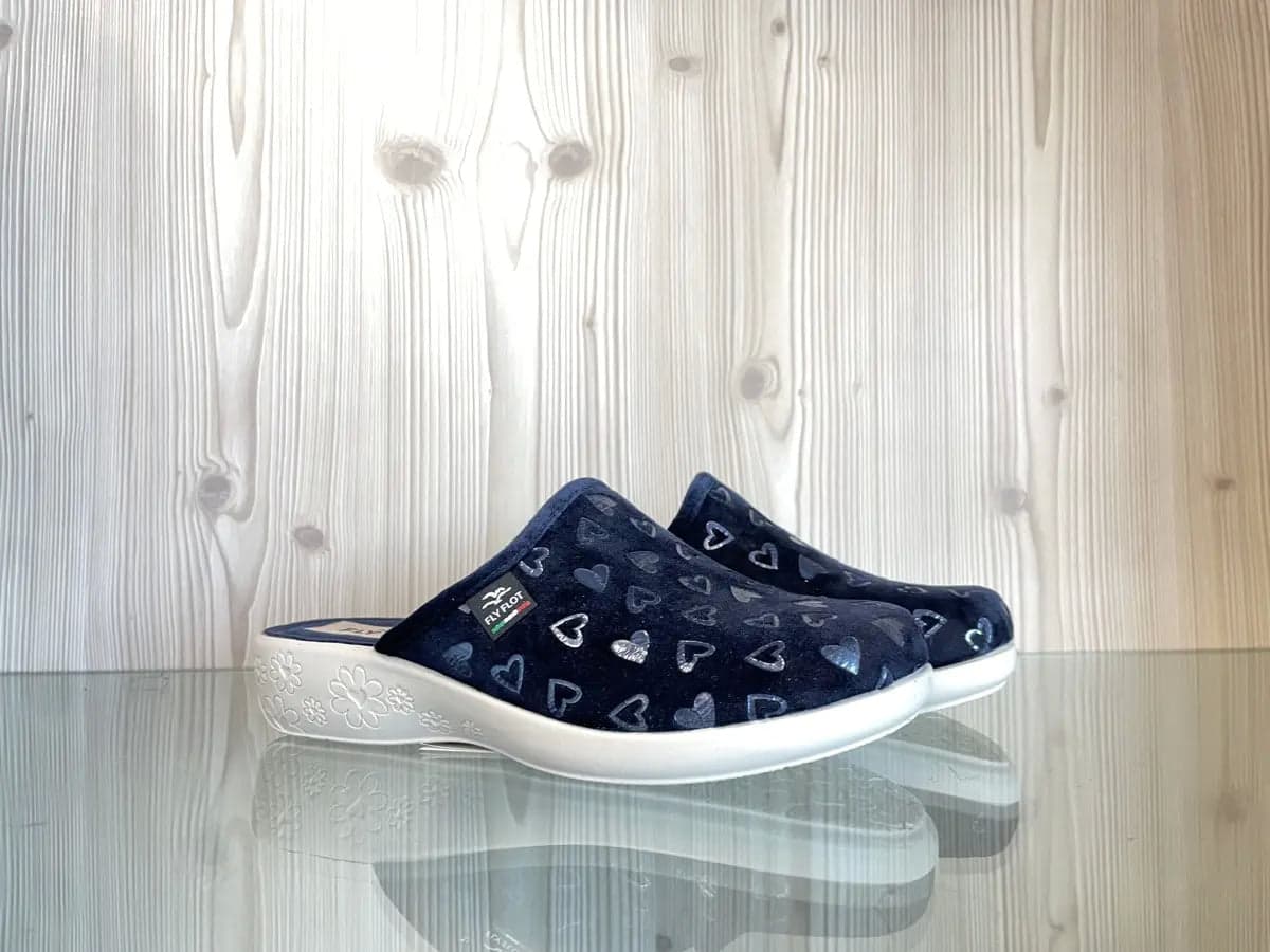 FLY FLOT Ciabatte Donna Basse Blu Esanatoglia