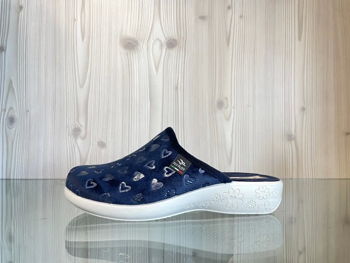 FLY FLOT Ciabatte Donna Basse Blu Esanatoglia in Pantofole Calzature Durello - Agna, commercioVirtuoso.it