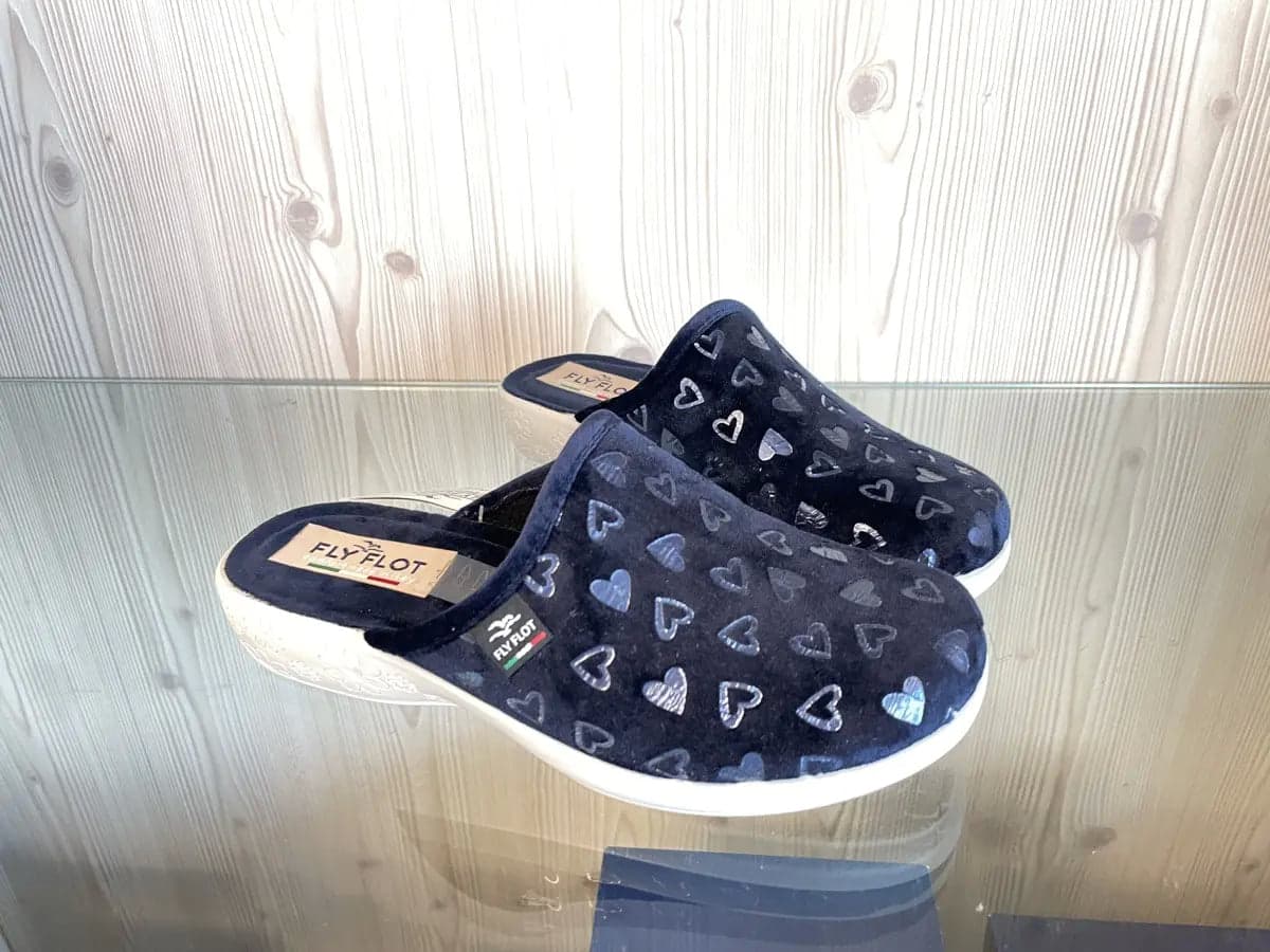 FLY FLOT Ciabatte Donna Basse Blu Esanatoglia in Pantofole Calzature Durello - Agna, commercioVirtuoso.it