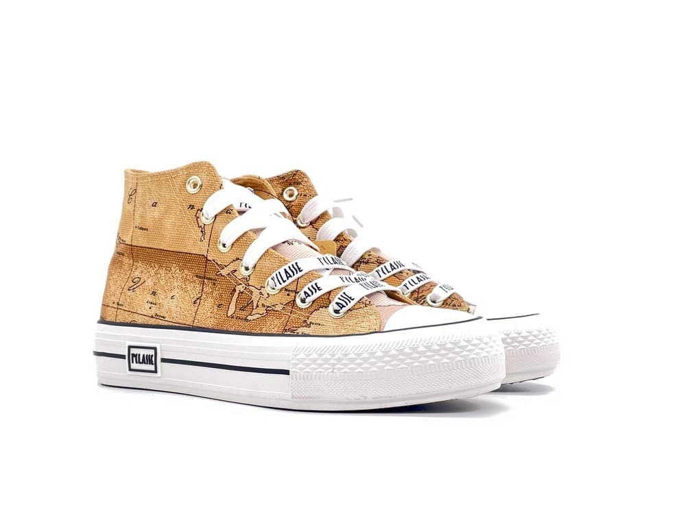 ALVIERO MARTINI 1Classe Converse Alte Donna Natural - 6