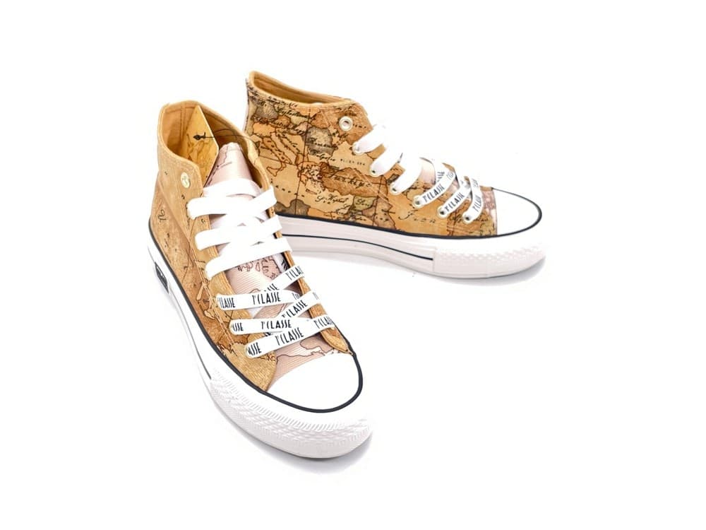 ALVIERO MARTINI 1Classe Converse Alte Donna Natural in Stivali Calzature Durello - Agna, commercioVirtuoso.it