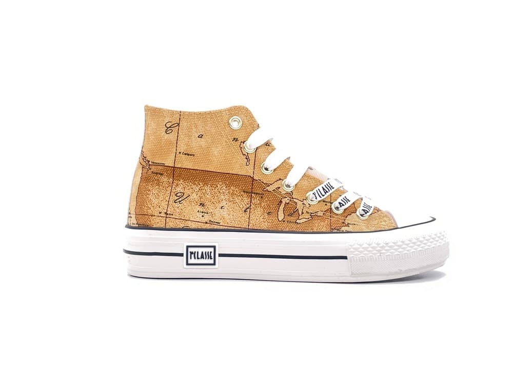 ALVIERO MARTINI 1Classe Converse Alte Donna Natural in Stivali Calzature Durello - Agna, commercioVirtuoso.it