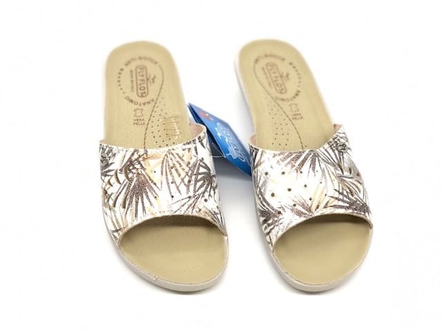 FLY FLOT Ciabatta donna aperta a fascia bianco - 4
