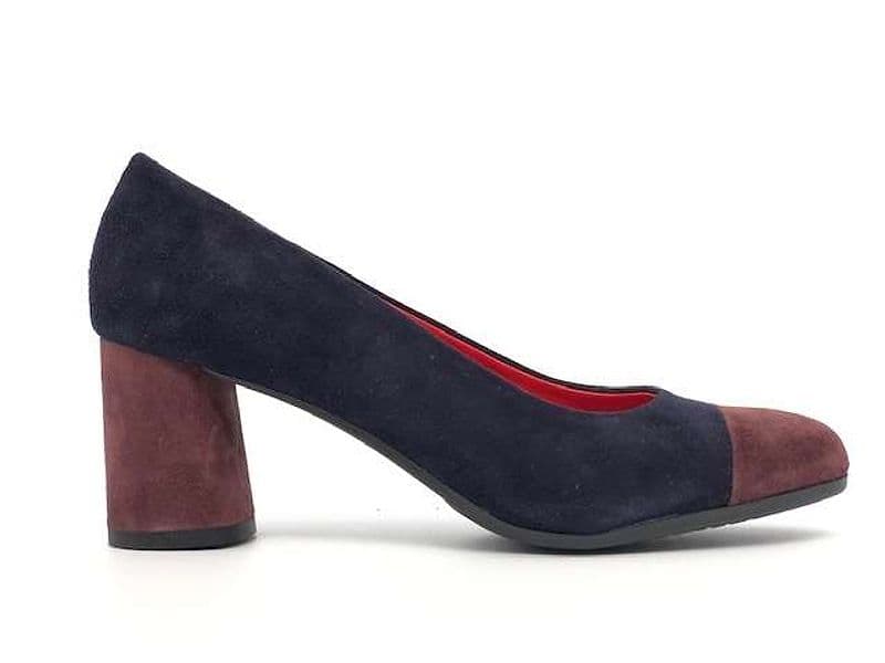 COLETTE Décolleté in camoscio blu viola in Scarpe col tacco Calzature Durello - Agna, commercioVirtuoso.it