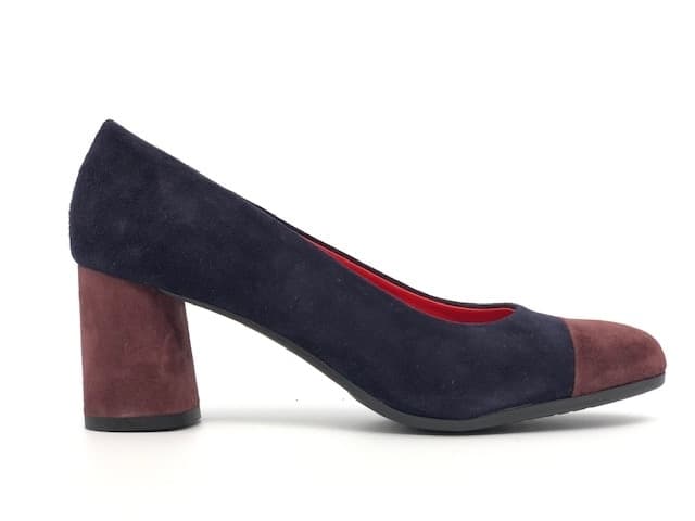 COLETTE Décolleté in camoscio blu viola in Scarpe col tacco Calzature Durello - Agna, commercioVirtuoso.it