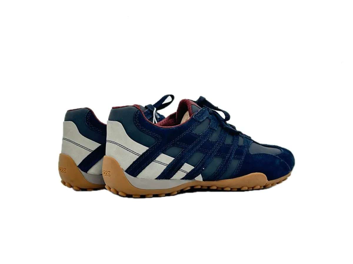 GEOX Snake Sneakers uomo Blu in Sneaker casual Calzature Durello - Agna, commercioVirtuoso.it