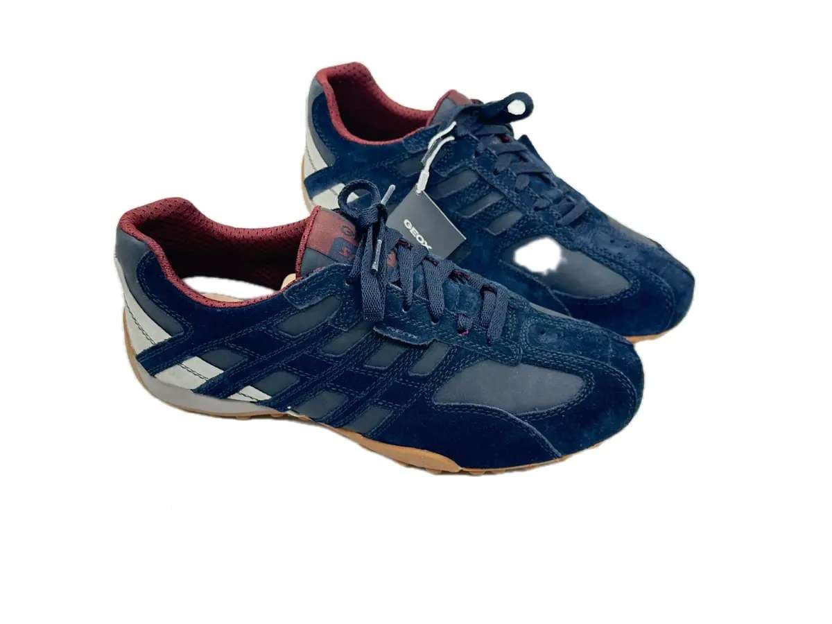 GEOX Snake Sneakers uomo Blu in Sneaker casual Calzature Durello - Agna, commercioVirtuoso.it