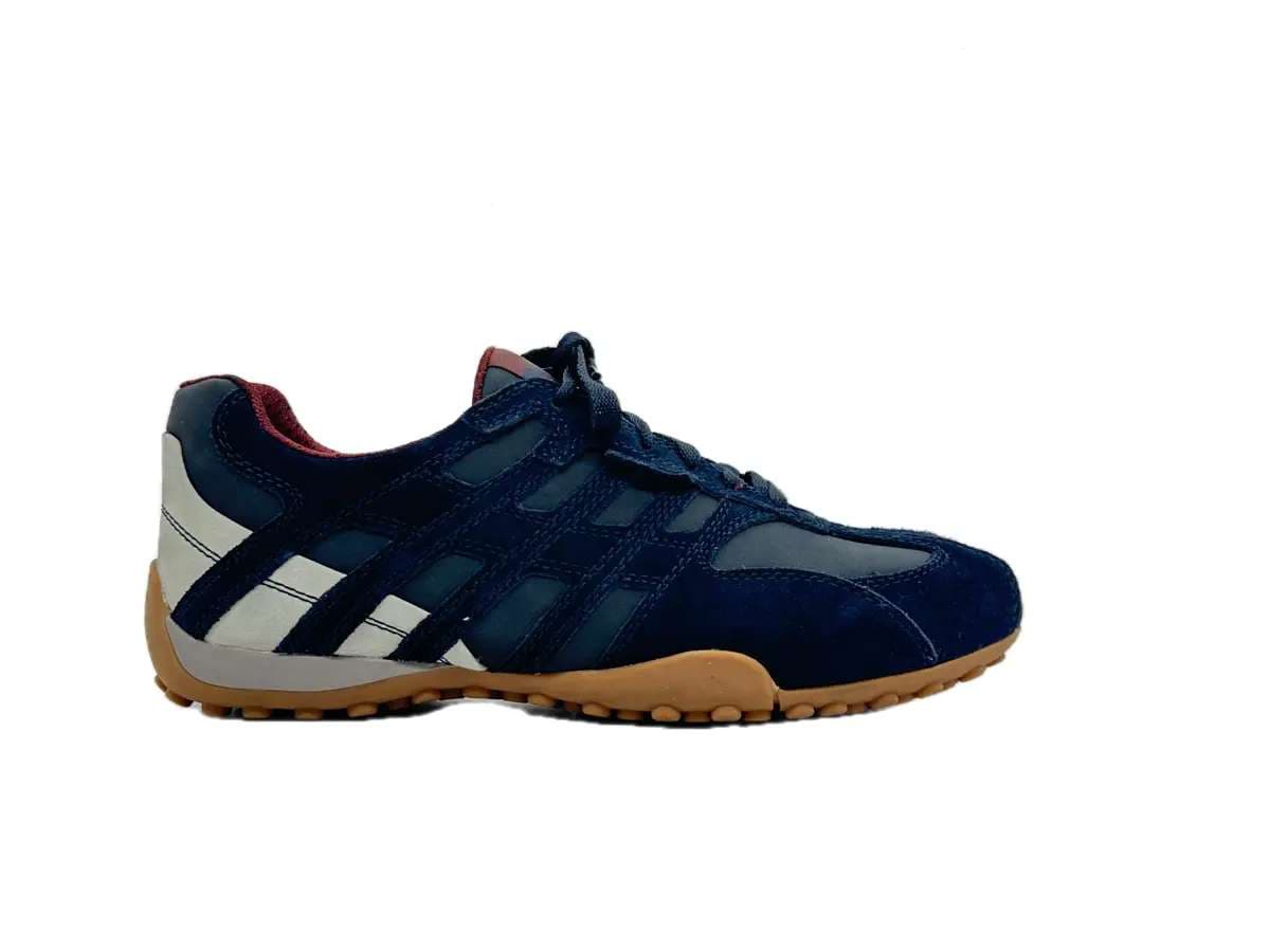 GEOX Snake Sneakers uomo Blu in Sneaker casual Calzature Durello - Agna, commercioVirtuoso.it