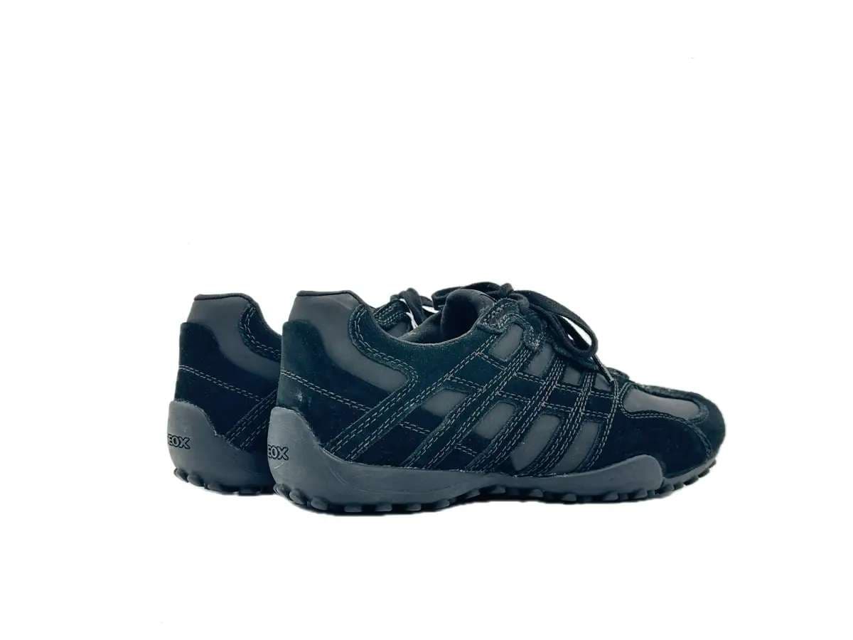 GEOX Sneakers uomo U SNAKE ORIGINAL Black in Sneaker casual Calzature Durello - Agna, commercioVirtuoso.it