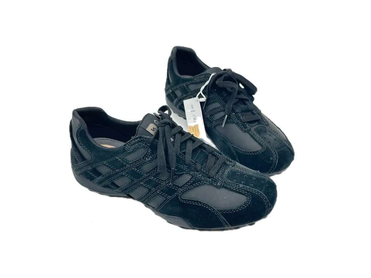 GEOX Sneakers uomo U SNAKE ORIGINAL Black in Sneaker casual Calzature Durello - Agna, commercioVirtuoso.it