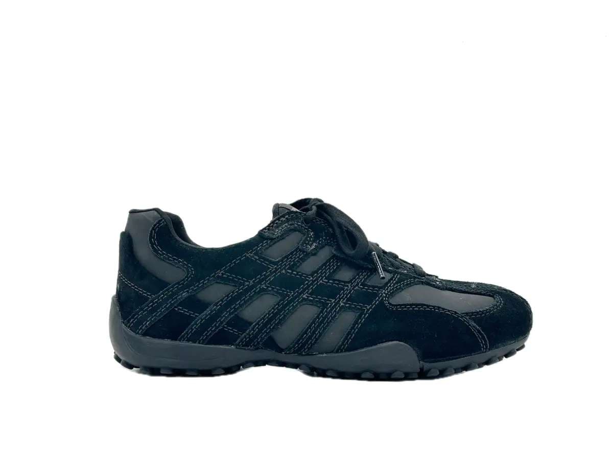 GEOX Sneakers uomo U SNAKE ORIGINAL Black in Sneaker casual Calzature Durello - Agna, commercioVirtuoso.it